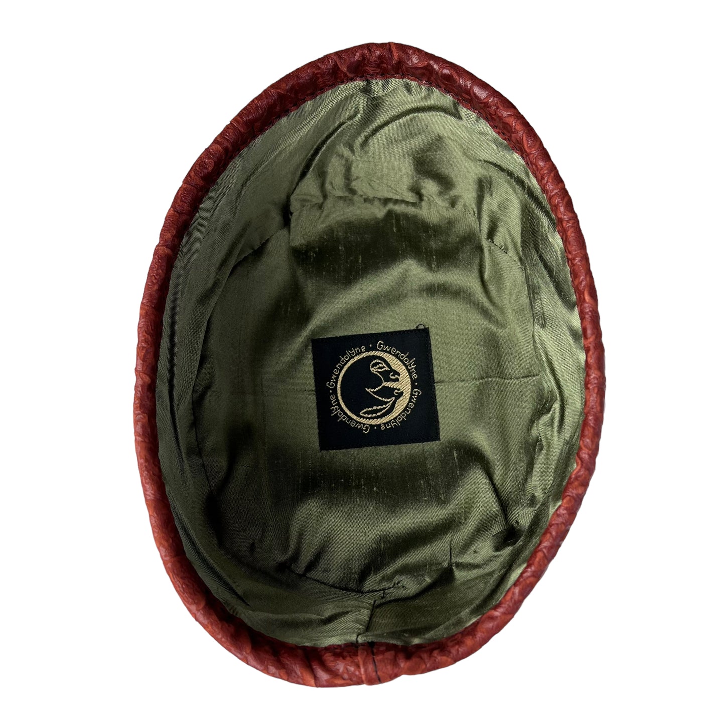 Arwyn Fez Pillbox Small Rust Brown