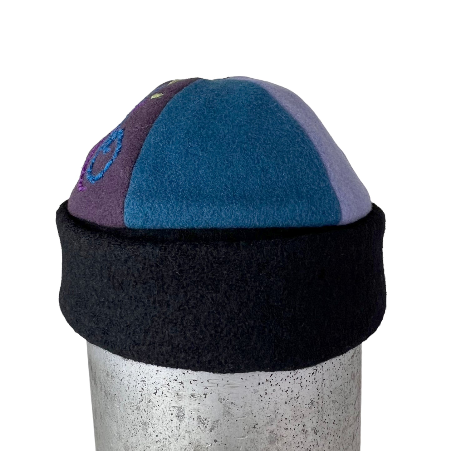 Aqua Plum Blue Beanie Wool Slouchy Toque - Medium