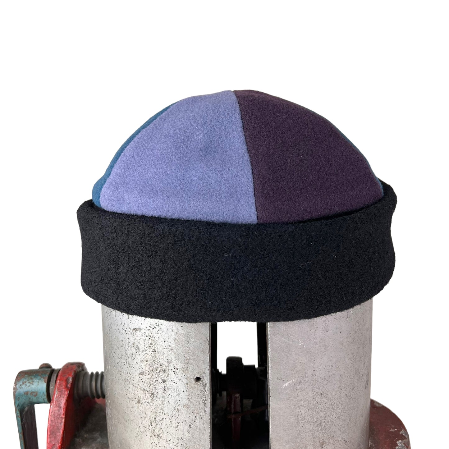 Aqua Plum Blue Beanie Wool Slouchy Toque - Medium