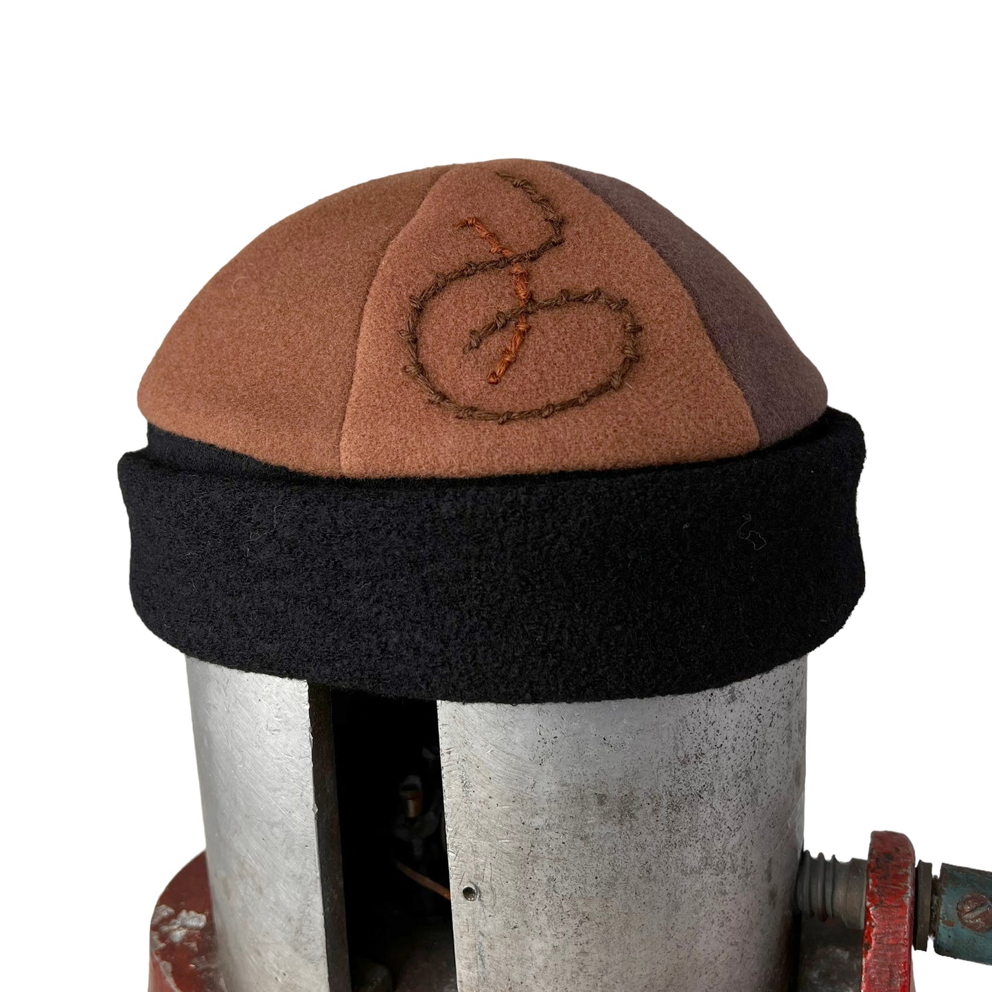 Beanie Wool Cap Slouchy Toque Large Brown Beige Black