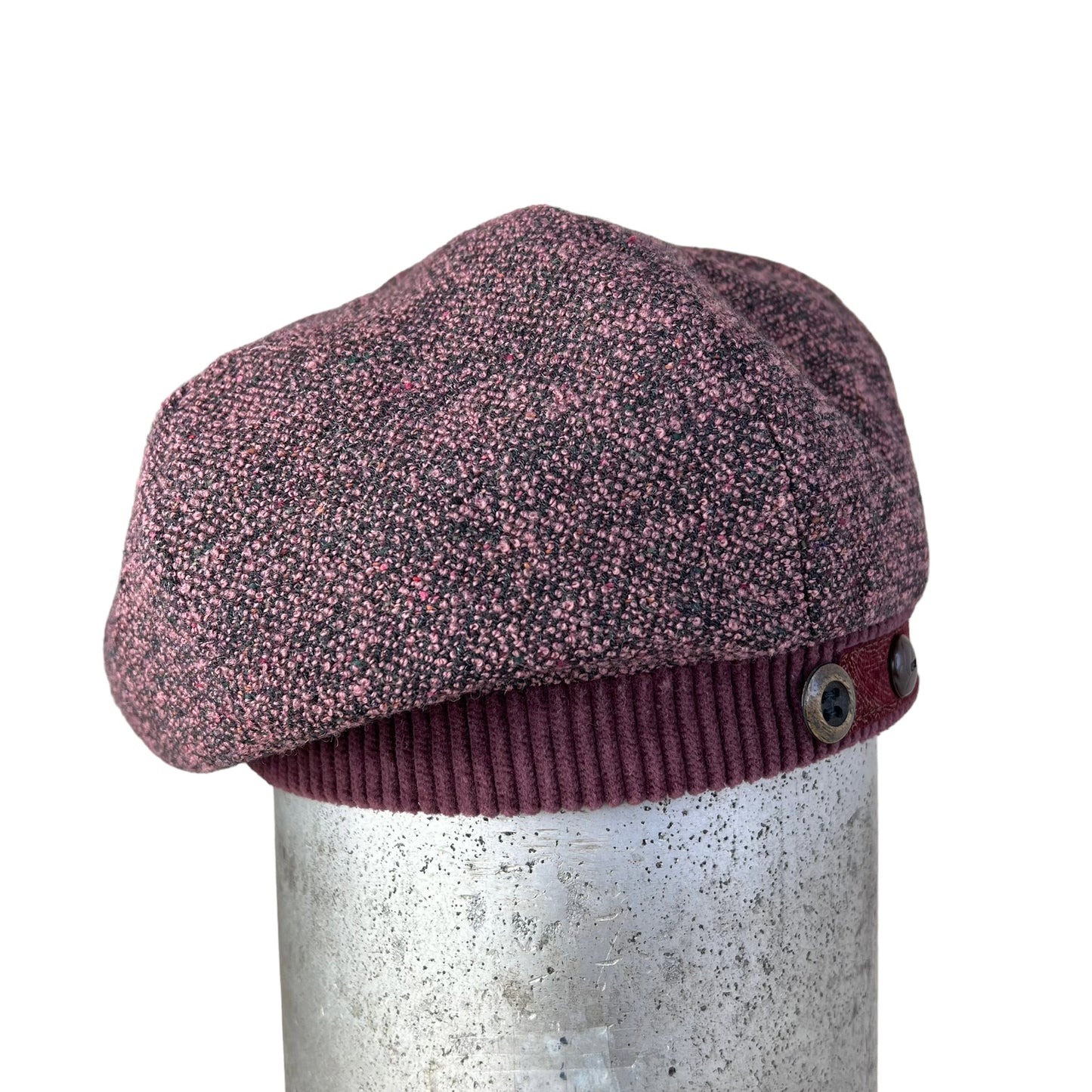 Bella Beret Wool Tam Small Pink Plum