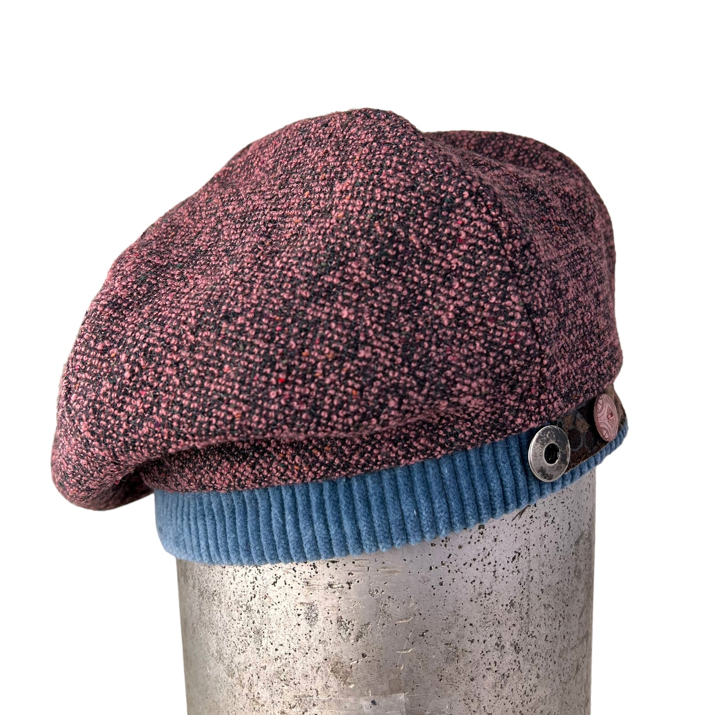 Bella Beret Wool Tam Large Pink