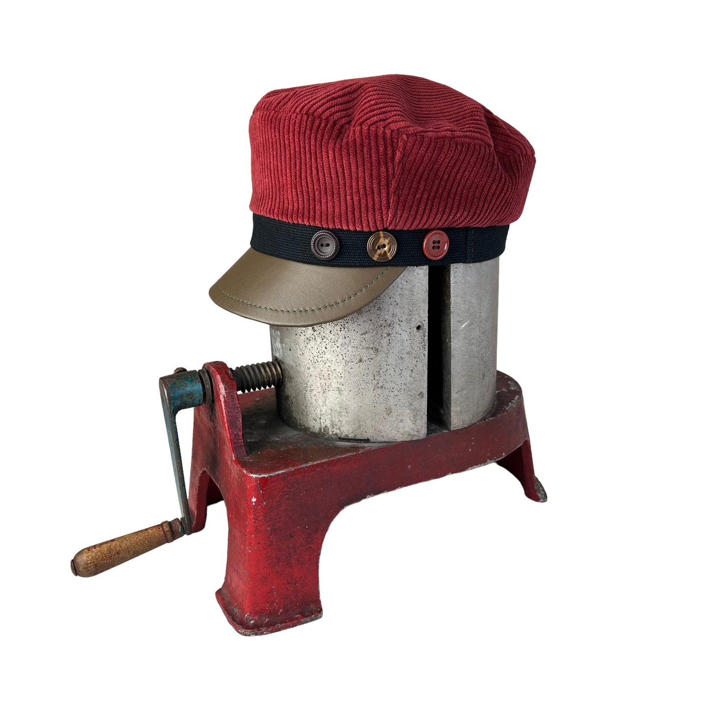 Rust Red Cordy Peak Cap Size Small