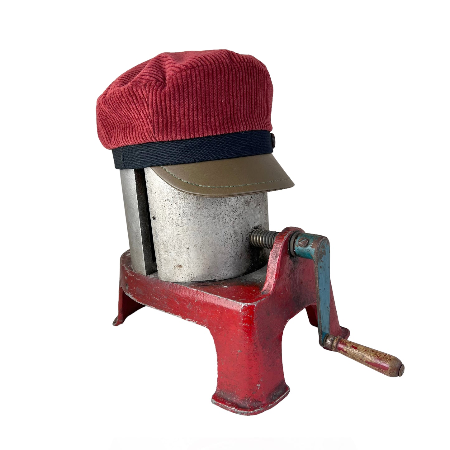 Rust Red Cordy Peak Cap Size Small