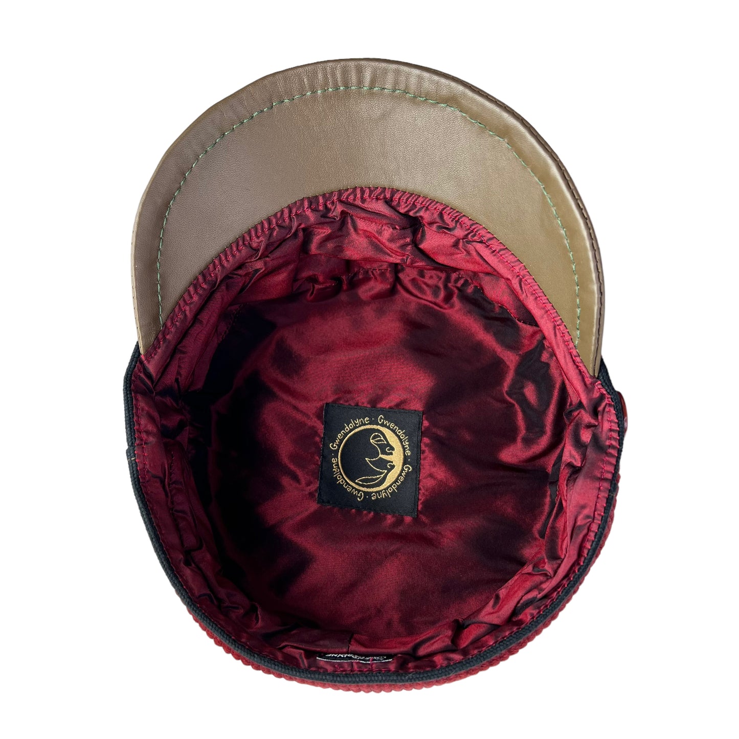 Rust Red Cordy Peak Cap Size Small