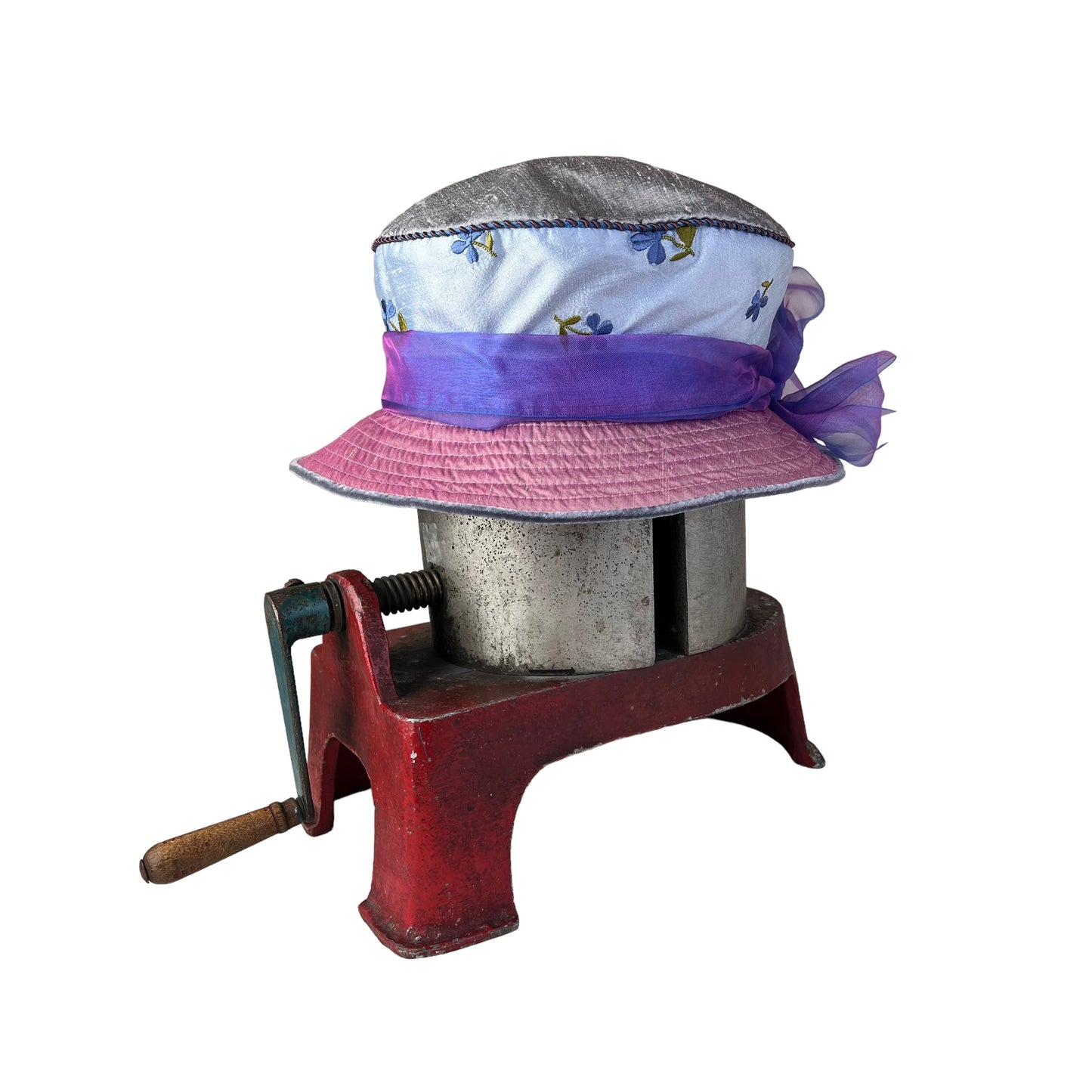 Garden Tea Evening Silk Hat Small Light Blue
