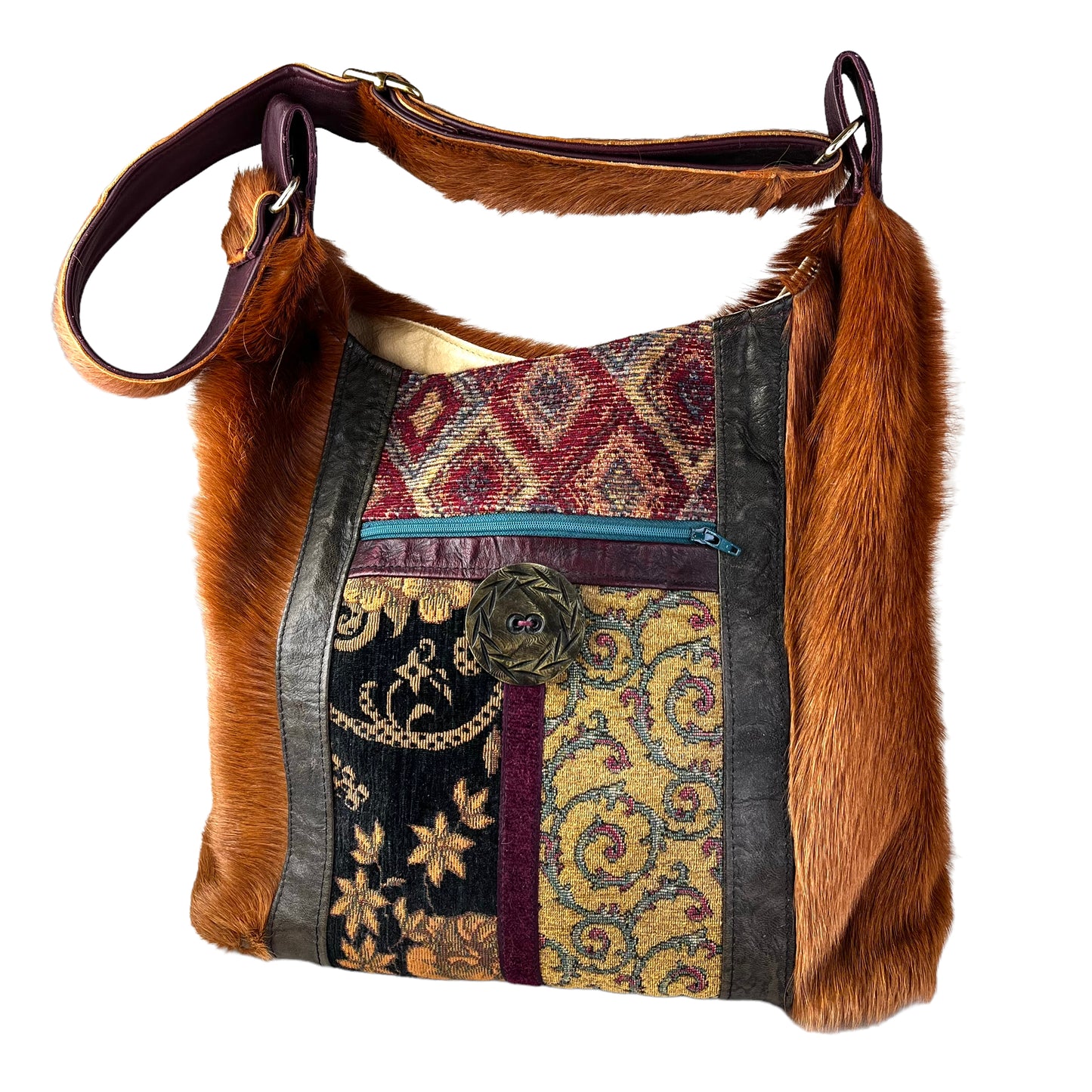 Genghis Khan Leather Shoulder Bag
