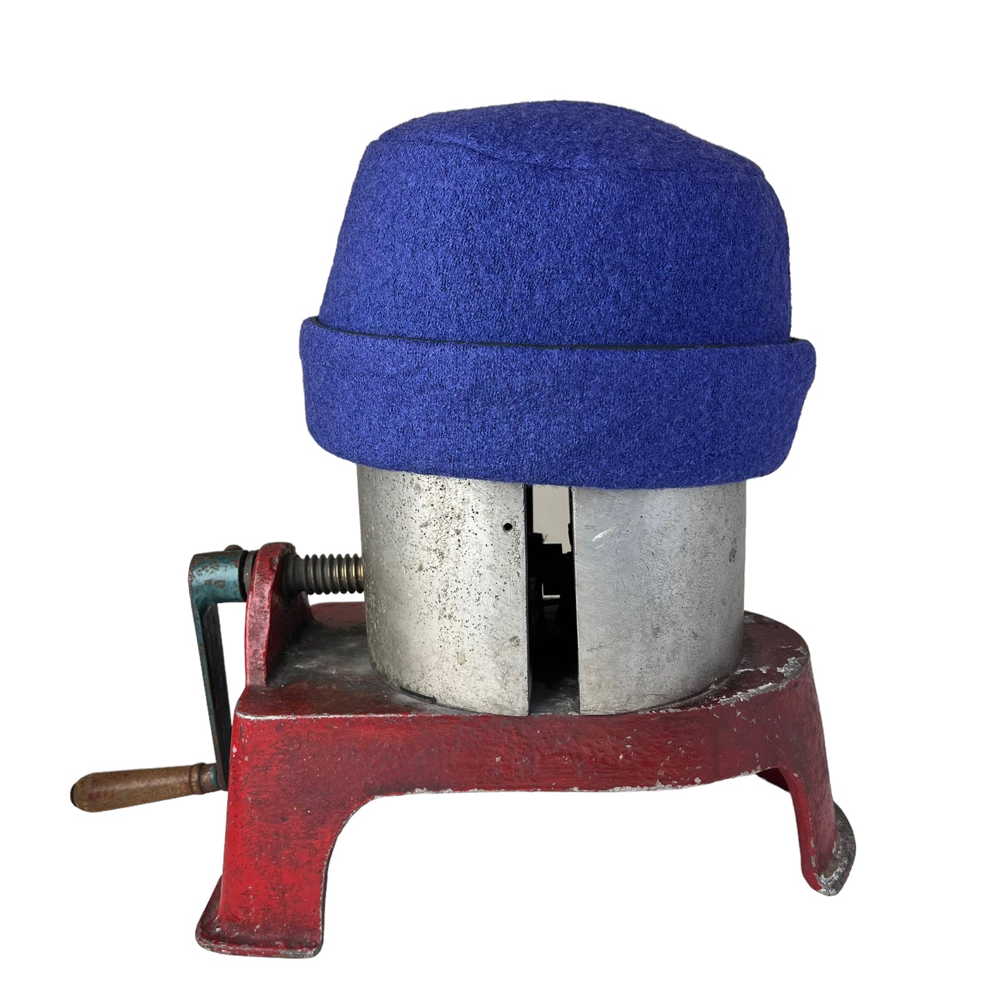 Hedy Wool Pillbox Hat X Small Royal Blue