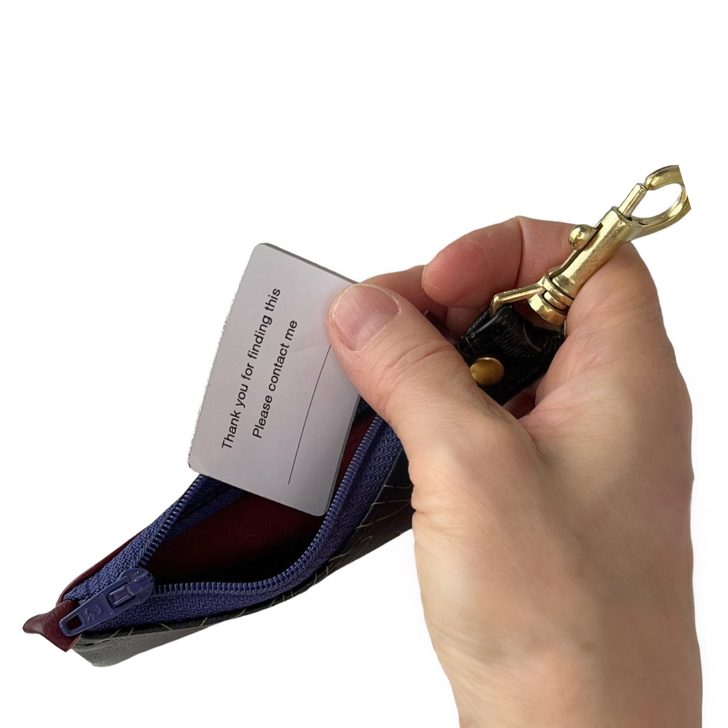 Laugh Red - Positive Change Hook Zipper Purse Edition #06/22