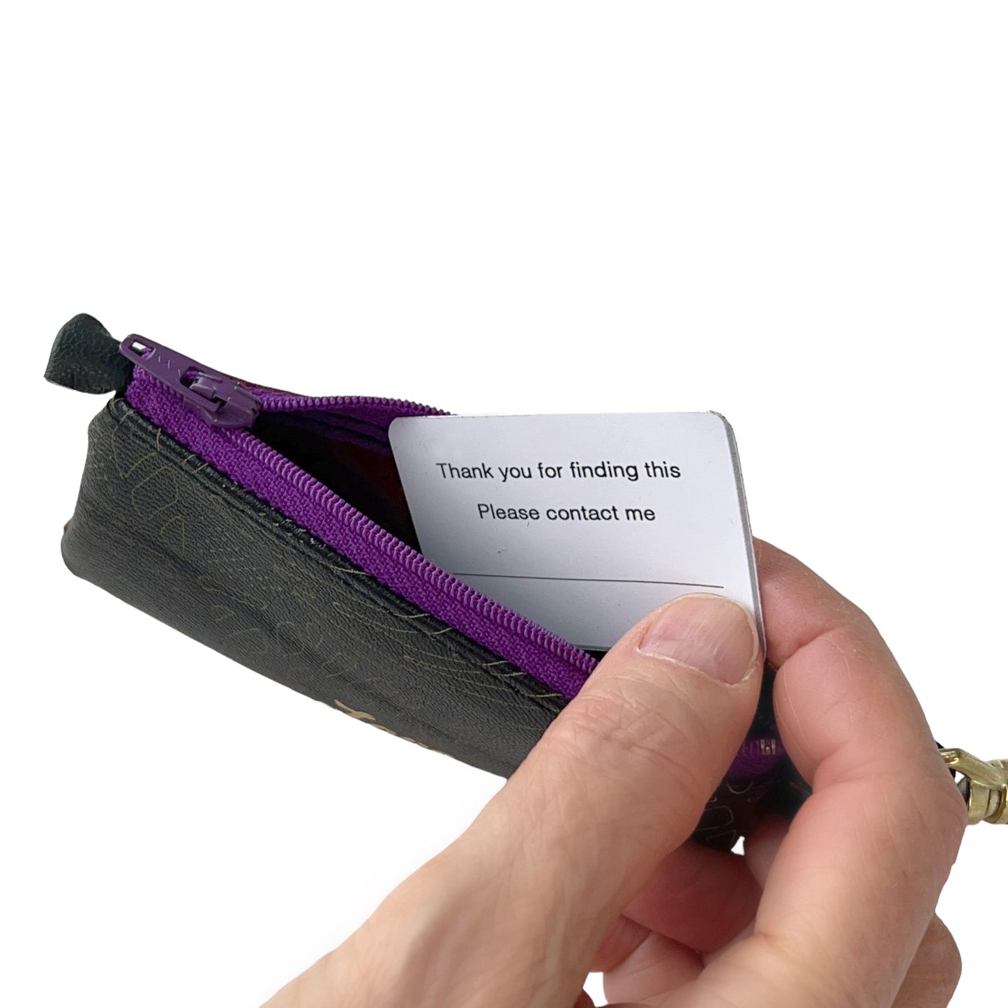 Positive Change Zipper Hook Purse Love