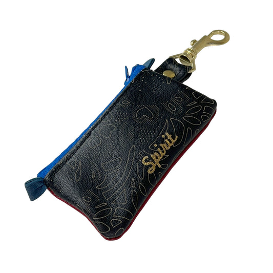 Spirit Blue- Positive Change Hook Zipper Purse  Edition #03/22