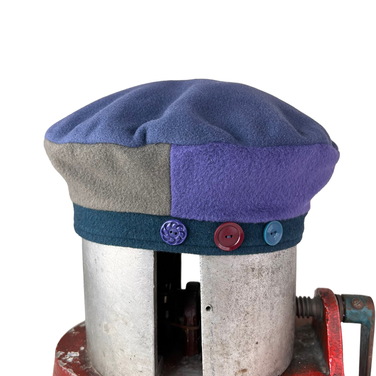 Wool Beret Medium Large Blue Colors