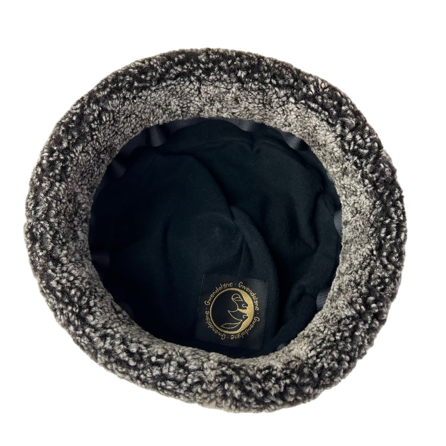 Tibetan Pillbox Hat X Small Brown Gold