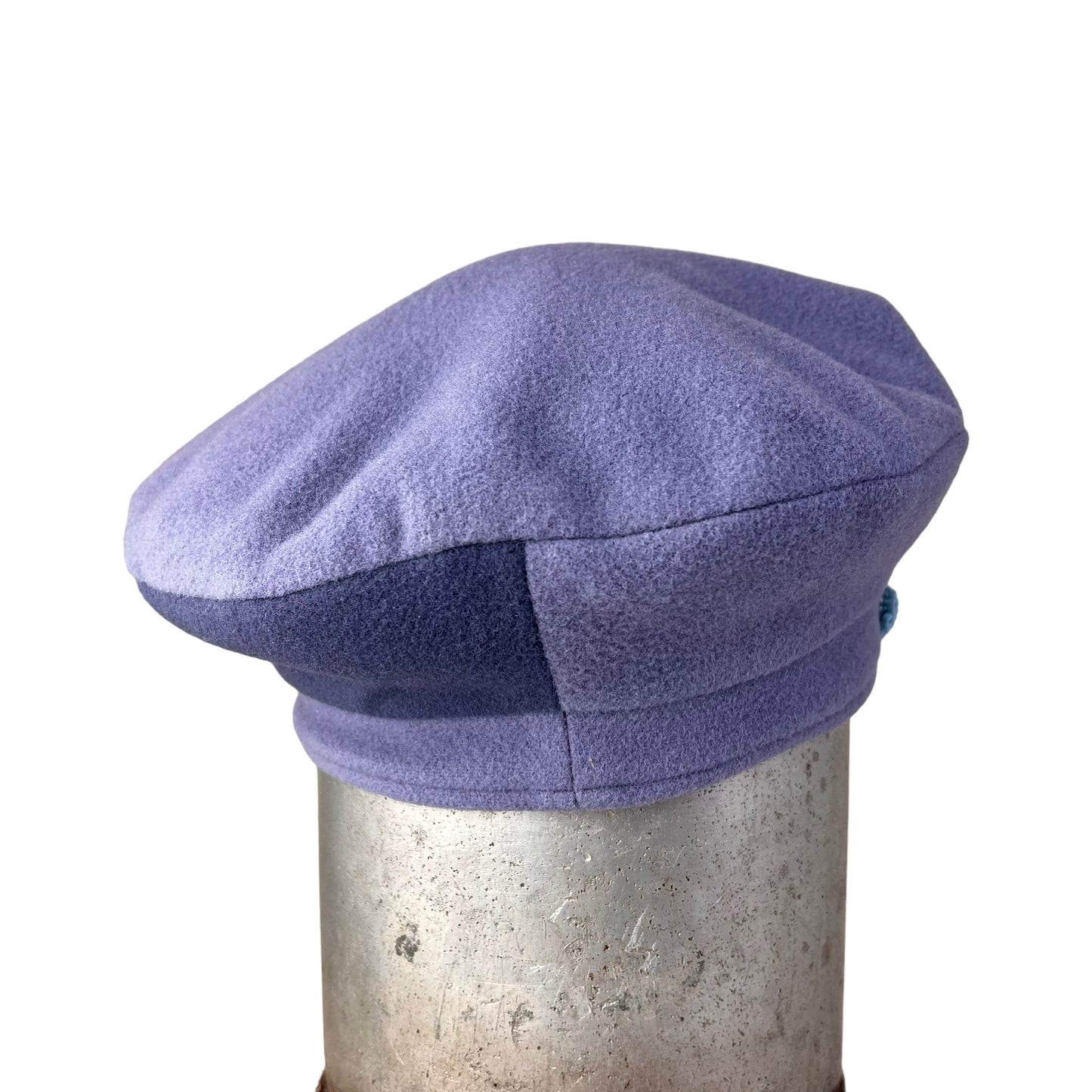 Wool Beret W4M3 Lilac Smoky Blue
