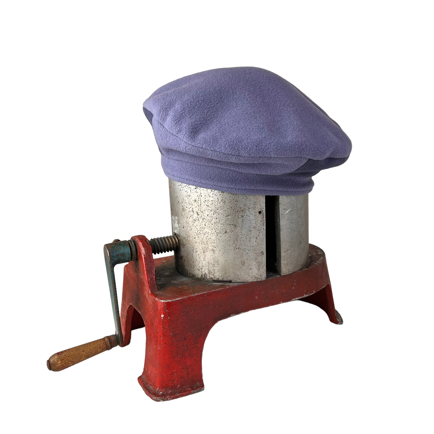 Wool Beret W4M3 Lilac Smoky Blue