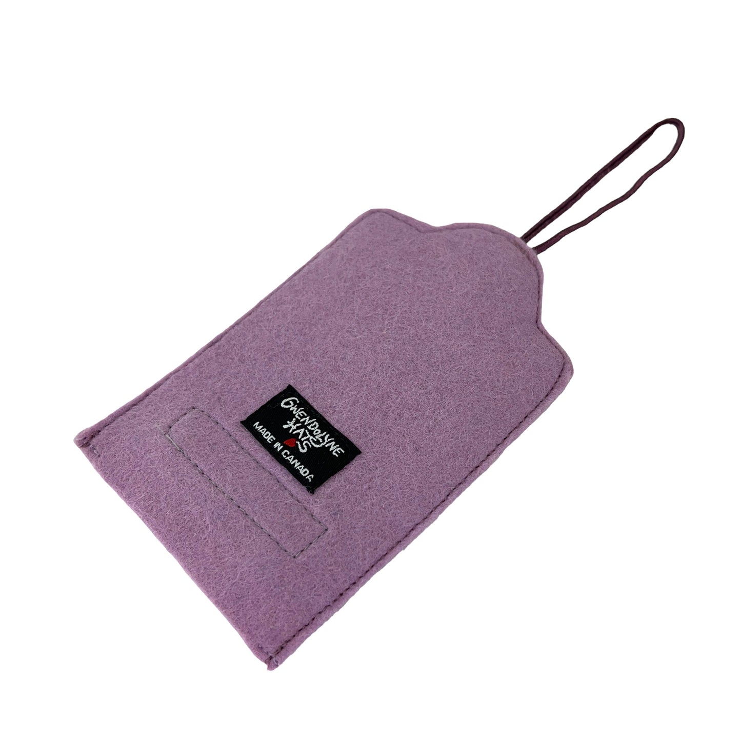 Lilac Felt Ornamental Hanging Frame