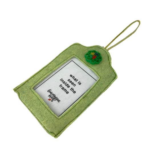 Christmas Ornamental Lime Hanging Felt Frame