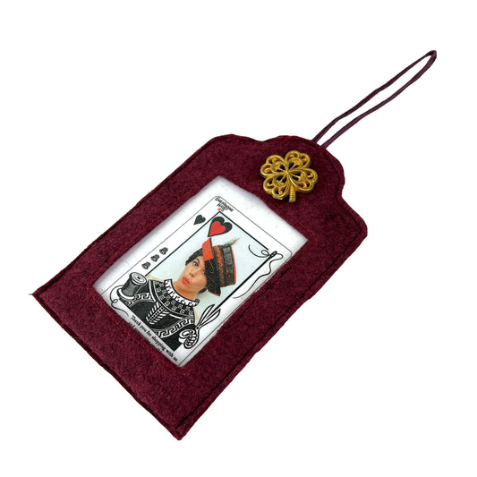 Wine Felt Ornamental Hanging Frame - Gwendolyne Hats