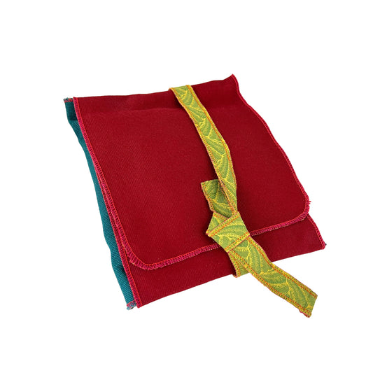 Embroidery Starter Kit Travel Pouch Royal Red Green