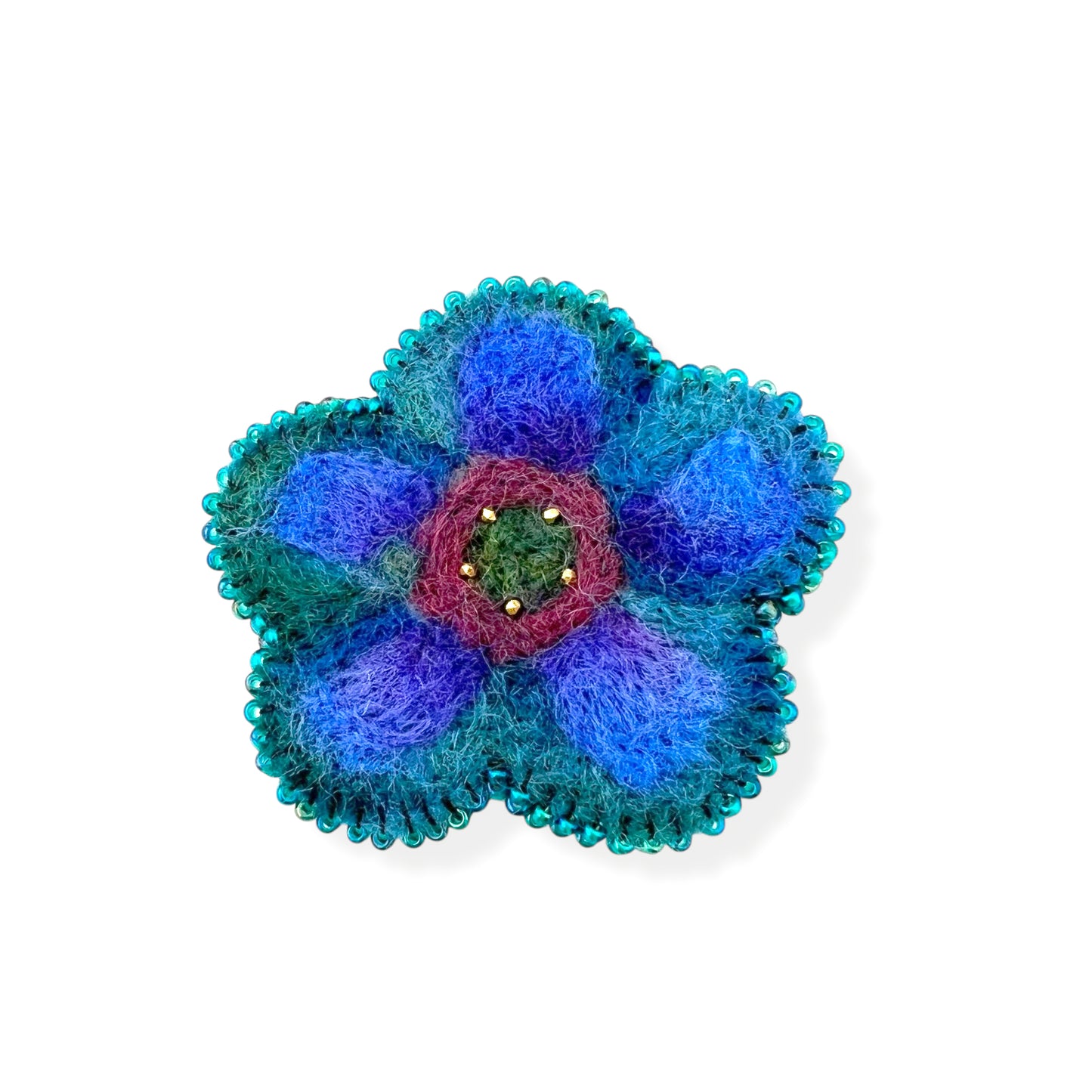 Blue Fairy Flower Brooch edition #2