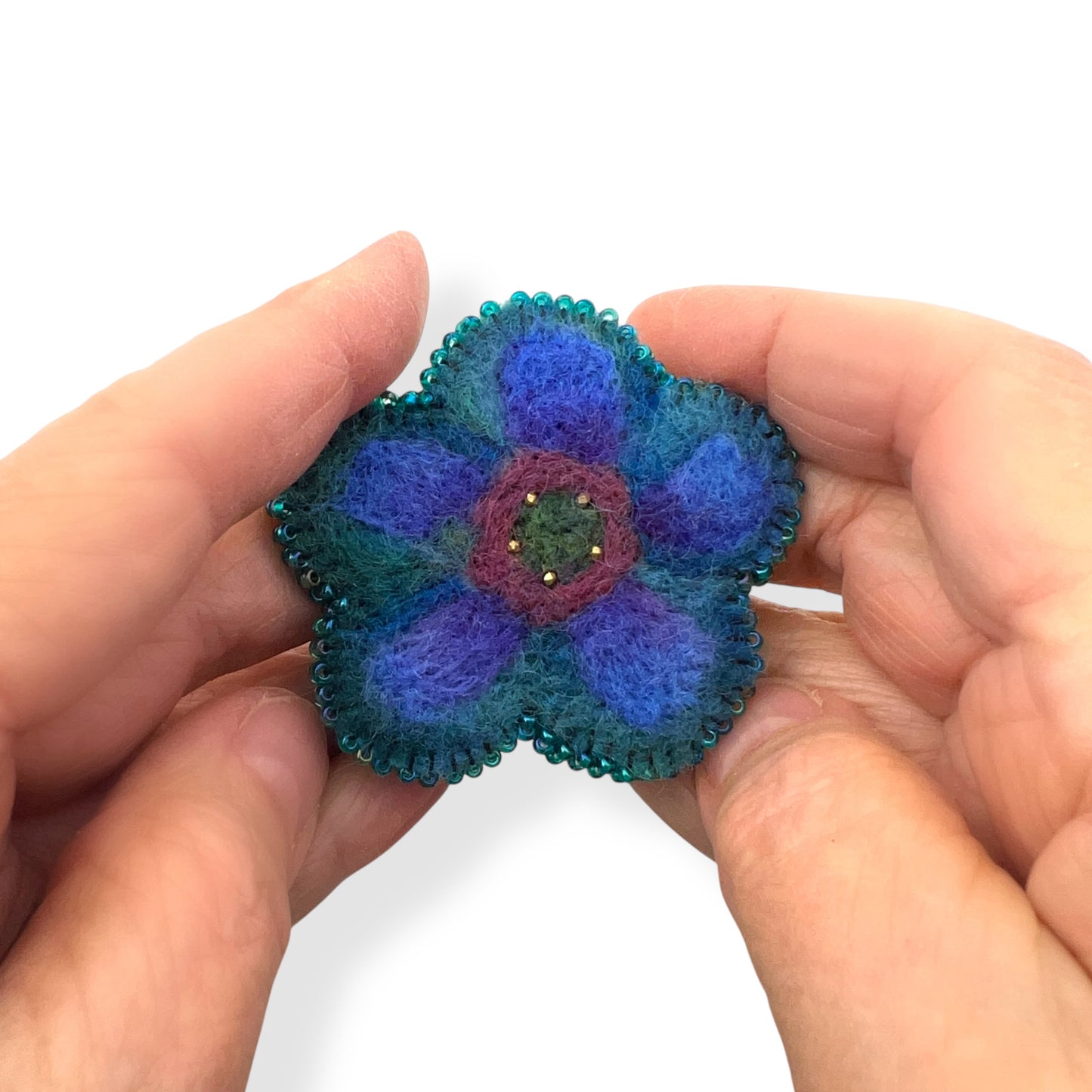 Blue Fairy Flower Brooch edition #2