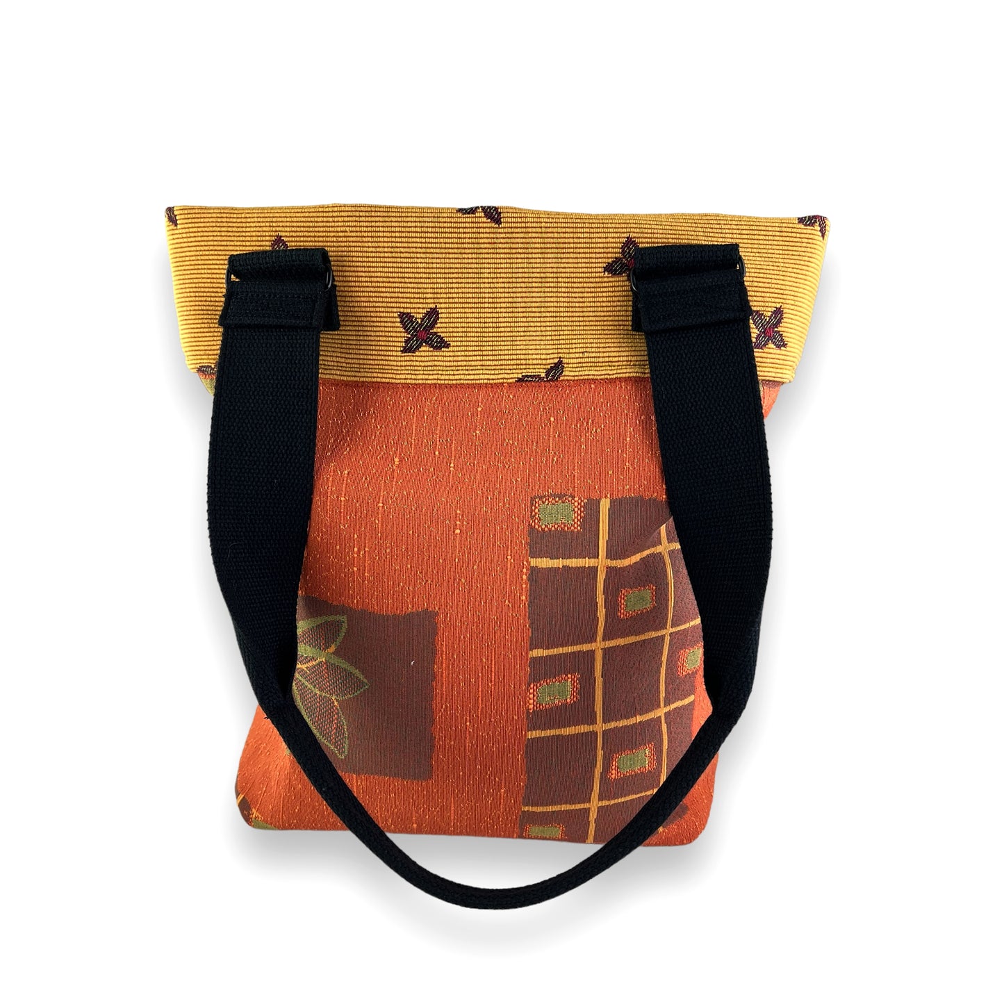 Fresh Tapestry Tote Bag Orange/Gold Tapestry Fabrics