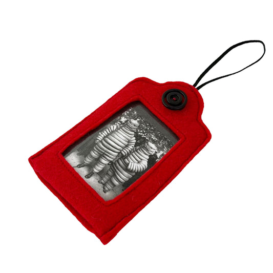 Christmas Ornamental Hanging Felt Frame Red