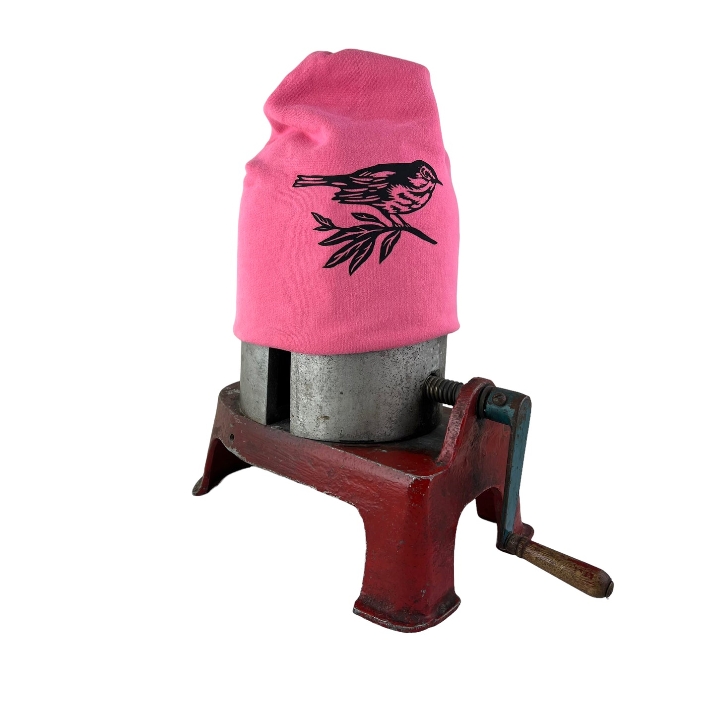 Warbler Slouchy Bird Toque Hat Pink