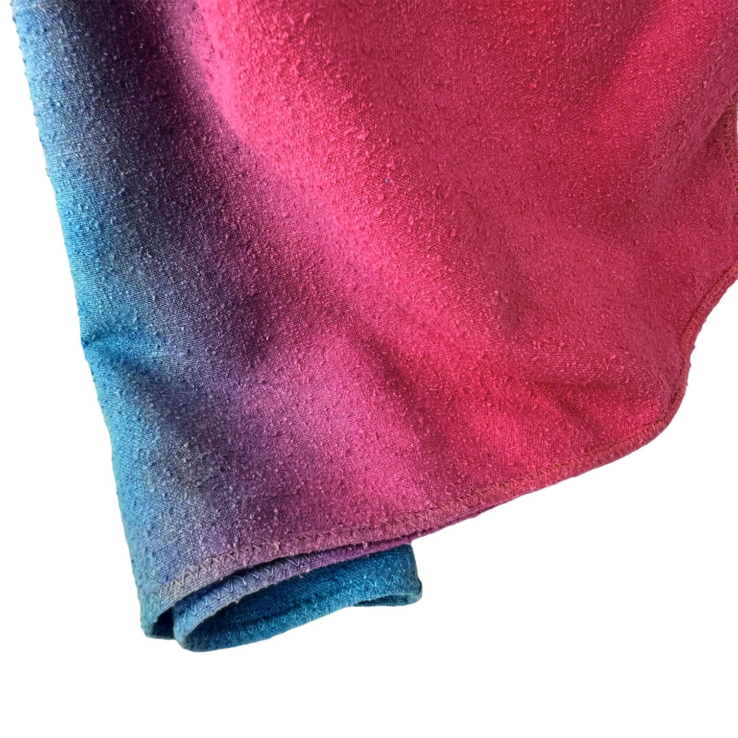 Silk Shawl Wrap Scarf Hand Dyed Pink Blue Red